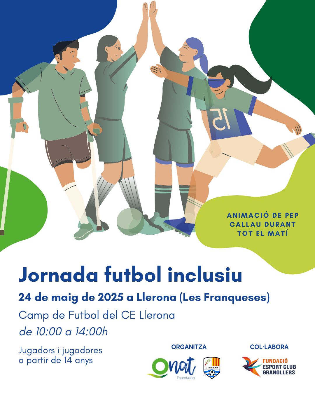 Post Instagram Jornada de futbol inclusiu
